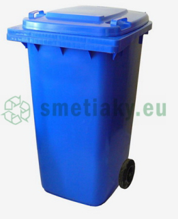 Nádoba na odpad 240 l plast - modrá