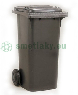 Nádoba na odpad 120 l plast - čierna