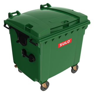 Kontajner 1100 l plastový - zelený FD