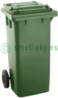 Nádoba na odpad 120 l plast - zelená