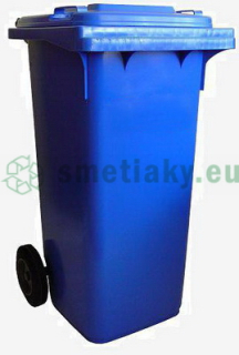 Nádoba na odpad 120 l plast - modrá